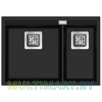 Кухонная мойка Aquasanita Delicia SQD150AW (black metallic 601)